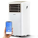 Comfee Mobiles Klimagerät Easy Cool 2.6, 9000 BTU 2,6kW, Kühlen&Ventilieren&Entfeuchten, Raumgröße bis 88m³(33㎡), APP-Steuerung/Alexa/Google Home/IFTTT, Mobile Klimaanlage mit Abluftschlauch