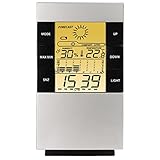 Hama LCD-Thermo-/Hygrometer 'TH-200', mit Uhr, Datum und Wecker