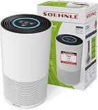 Soehnle Luftreiniger AirFresh Clean 400 mit 4-stufigem Reinigungssystem entfernt bis 99,95% der Bakterien und Viren, Air Purifier mit Hepa- und Aktivkohlefilter, mit UV-C-Licht ideal für Allergiker